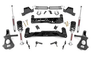 GMC Sierra 1500 Suspension Lift Kit - Rough Country - Alu/Stamp Steel, N3 Strut - '14-'18